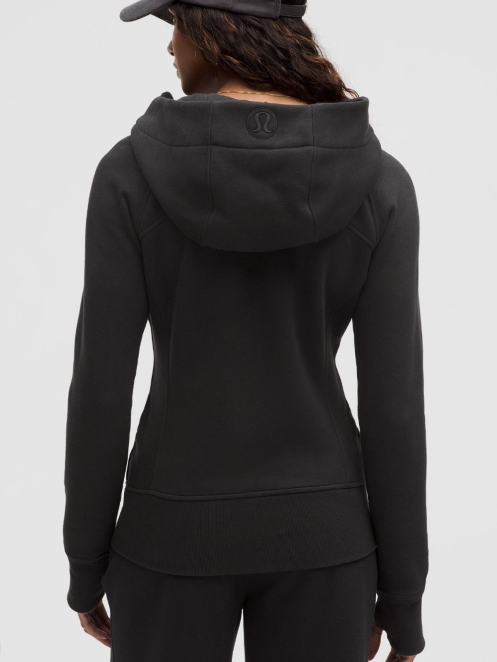lululemon athletica Black Full-Zip Hoodie with Logo